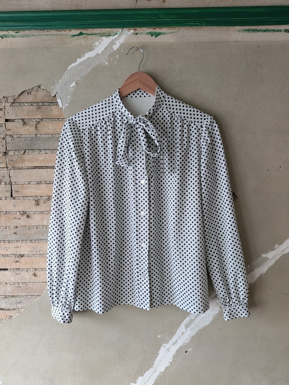 Vintage Ditsy Dot Blouse